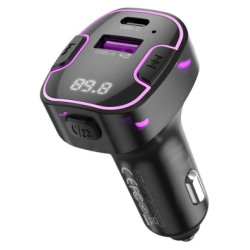 XO BCC12 FM Transmitter Bluetooth + Car charger 3.1A - thumbnail 1