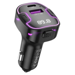 XO BCC12 FM Transmitter Bluetooth + Car charger 3.1A - thumbnail 3