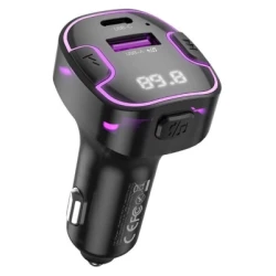 XO BCC12 FM Transmitter Bluetooth + Car charger 3.1A - thumbnail 3