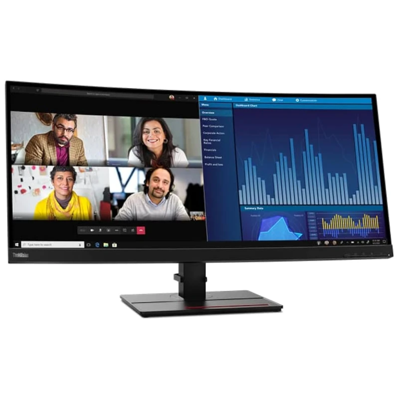 Lenovo ThinkVision Zakrivljeni Monitor P34w-20 - 34" WQHD IPS, 300 nits, 60Hz - image 1