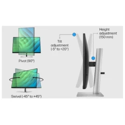 HP 27" monitor E27 g527",FHD,IPS,300cd,5ms,75Hz,HDMI,DP,4xUSB3.2,podesivo postolje,3y - thumbnail 1