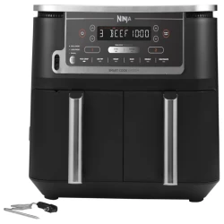 Ninja dvozonska fritezaKap. 9.5L, snaga 247W, 6 funkcija, digitalni termometar i kont. table - thumbnail 5