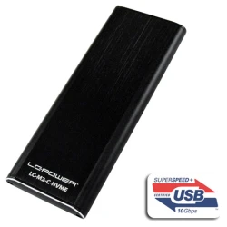 LC-Power LC-M2-C-NVMEUSB 3.1 Gen. 2 Type C M.2SSD Enclosure - thumbnail 1