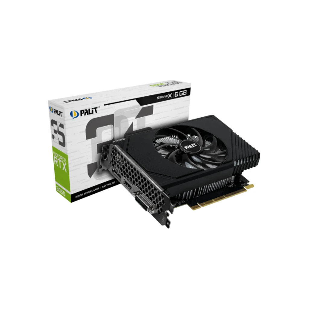 PALIT VGA 3050 StormX 6G6GB GDDR6, 96-bit,DVI, HDMI, DP - image 1