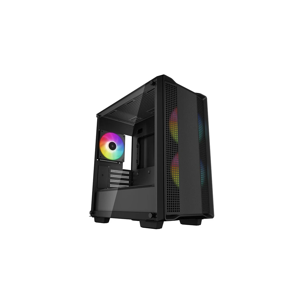 DeepCool Case CC360 ARGBmATX, mini-itx, 3x 120mm fanstempered glass - image 1