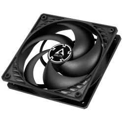Arctic Case Fan P12 (Black)Pressure-optimised 120 mm Fan - thumbnail 1
