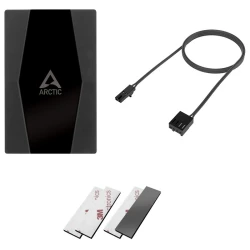 Arctic case fan hub 10 port PWM fan hub, SATA power - thumbnail 2