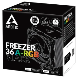 Arctic Freezer 36 A-RGB BlackCPU cooler 1851,1700, AM4, AM5 - thumbnail 3