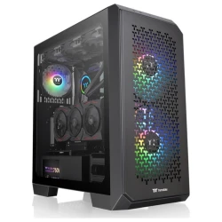 Thermaltake View 300 MX Mid tower, tempered glass 2x 200mm ARGB PWM fan, 1x 120mm ARGB - thumbnail 4