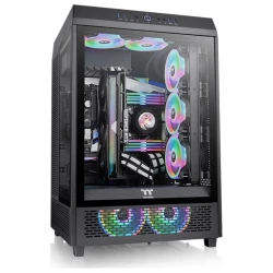 Thermaltake The Tower 500 Mid tower case, TG, 2x Standard 120mm fan - thumbnail 1