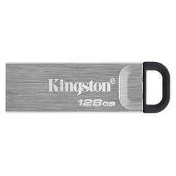 Kingston FD 128GB USB3.2 DTKNDataTraveler KysonStylish Capless Metal Case,r/w:200/60MBs - thumbnail 1