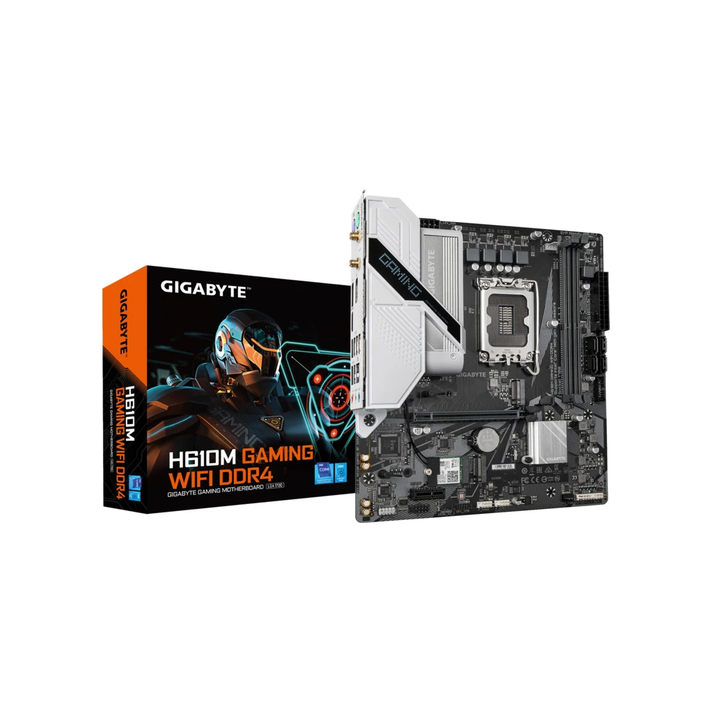 Gigabyte H610M Gaming WF DDR4LGA 1700; 2xDDR4; 2xM.2,4xSATA6xUSB; 2xDP, 1xHDMI; mATX - image 1