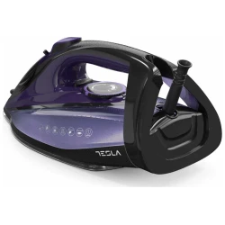 TESLA Pelga 2600W IR500BP / 0.32L / IRONS / Keramika / BLack - Purple - thumbnail 3