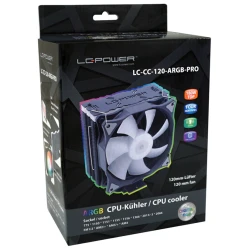 CPU Cooler LC-CC-120-ARGB-PROIntel LGA 775/115x/1366/2011/2011-3/2066;AMD AM2+/AM3/AM3+/AM4 - thumbnail 3