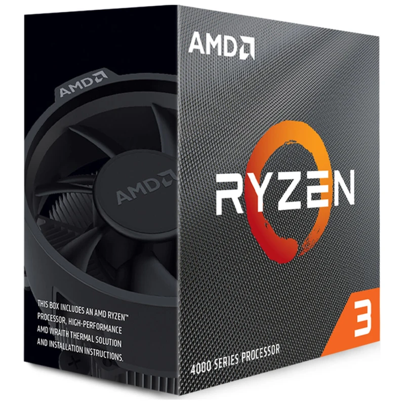 AMD Ryzen 3 4100 BOX4 CPU cores,8 threads3.8GHz,4MB L3,65W - image 1