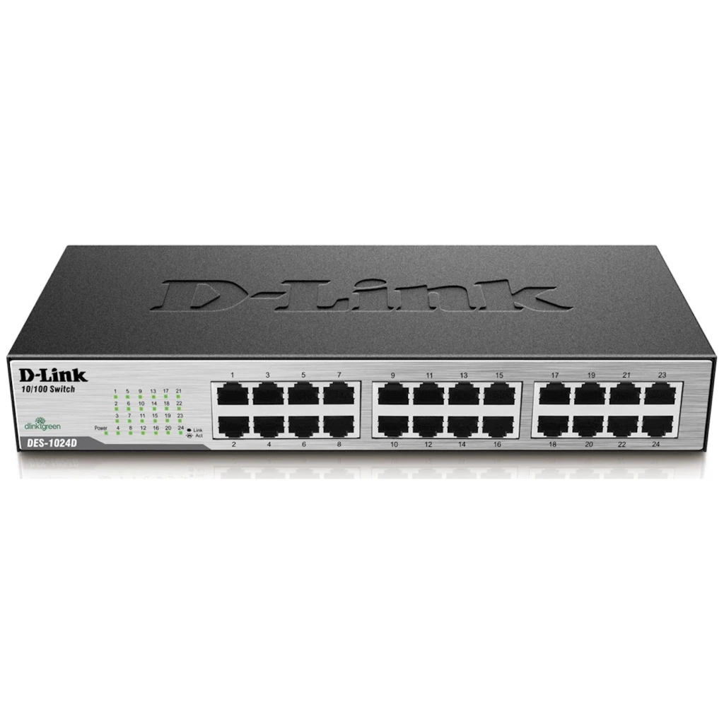 Switch DLINK 24-port Fast Eth Unmnged DES-1024D/E - image 1