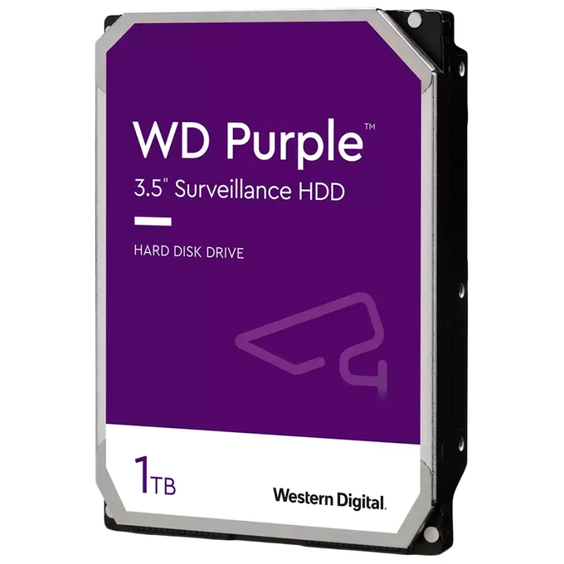 WD Purple Tvrdi Disk - 1TB, 64MB keš, 5400 RPM, SATA 6 Gb/s - image 1