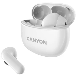 CANYON Bežične Slušalice TWS-5 - Bluetooth 5.0, Touch kontrole, Bijele - thumbnail 2