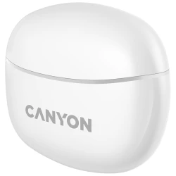 CANYON Bežične Slušalice TWS-5 - Bluetooth 5.0, Touch kontrole, Bijele - thumbnail 4