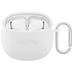 CANYON Bežične Slušalice TWS-5 - Bluetooth 5.0, Touch kontrole, Bijele - thumbnail 6