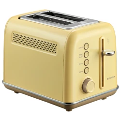 BUYDEEM Toster za 2 kriške DT620E, Mellow Yellow, 7 podešavanja, automatsko centriranje, odmrzavanje - thumbnail 1