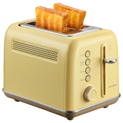 BUYDEEM Toster za 2 kriške DT620E, Mellow Yellow, 7 podešavanja, automatsko centriranje, odmrzavanje - thumbnail 2