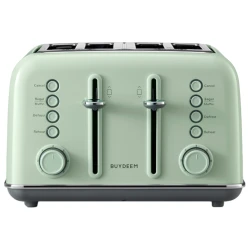 BUYDEEM Toster za 4 kriške DT640E, Cozy Greenish, 1800W, EU - thumbnail 2
