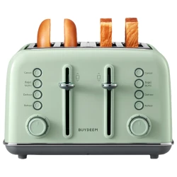 BUYDEEM Toster za 4 kriške DT640E, Cozy Greenish, 1800W, EU - thumbnail 4