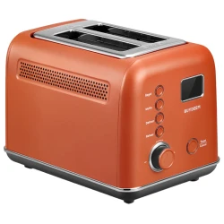 BUYDEEM 2-Slice Automatski Metalni Toster DT730E, Koi Crvena, EU, 7 nivoa zapečenosti - thumbnail 1