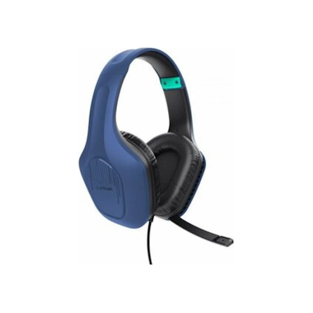 Trust GXT 415B Zirox gamingslušalice, žičane, 200 cm kabl, 3.5 mm, over-ear, mikrofon, plave - image 1