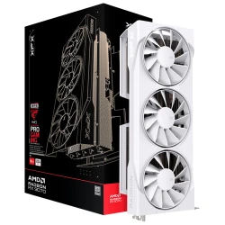 XFX Swift AMD Radeon RX 9070 OC Bijela Triple Fan, 16GB GDDR6, HDMI, 3xDP - thumbnail 2