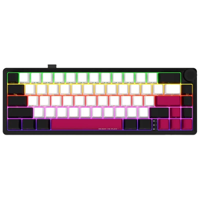 Lorgar Bežična 65% Mehanička Gaming Tastatura Pro crna/crvena, EN, RGB, Hot-Swap - image 1