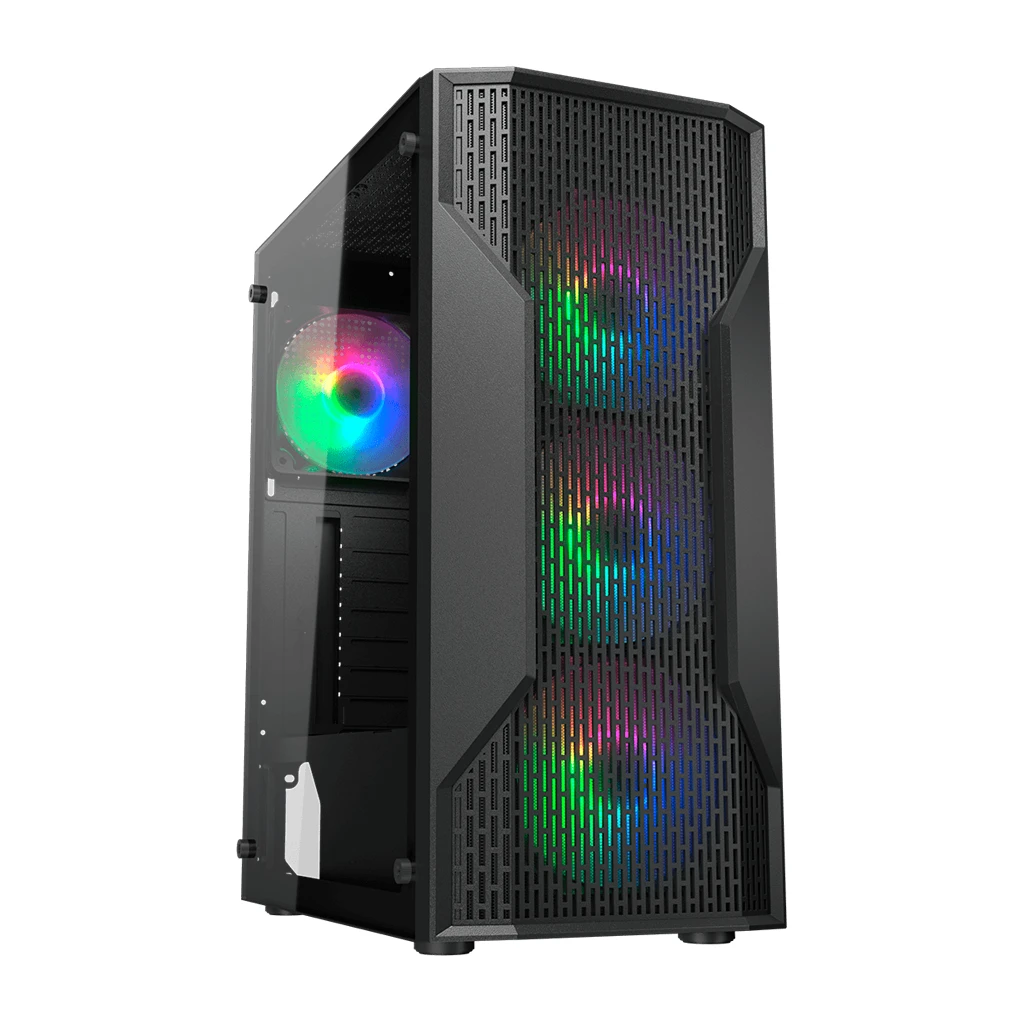 COUGAR MX110 RGB Gejming Kućište - Mid Tower, Crno, RGB Osvjetljenje - image 1