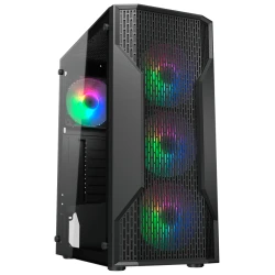 COUGAR MX110 RGB Gejming Kućište - Mid Tower, Crno, RGB Osvjetljenje - thumbnail 1