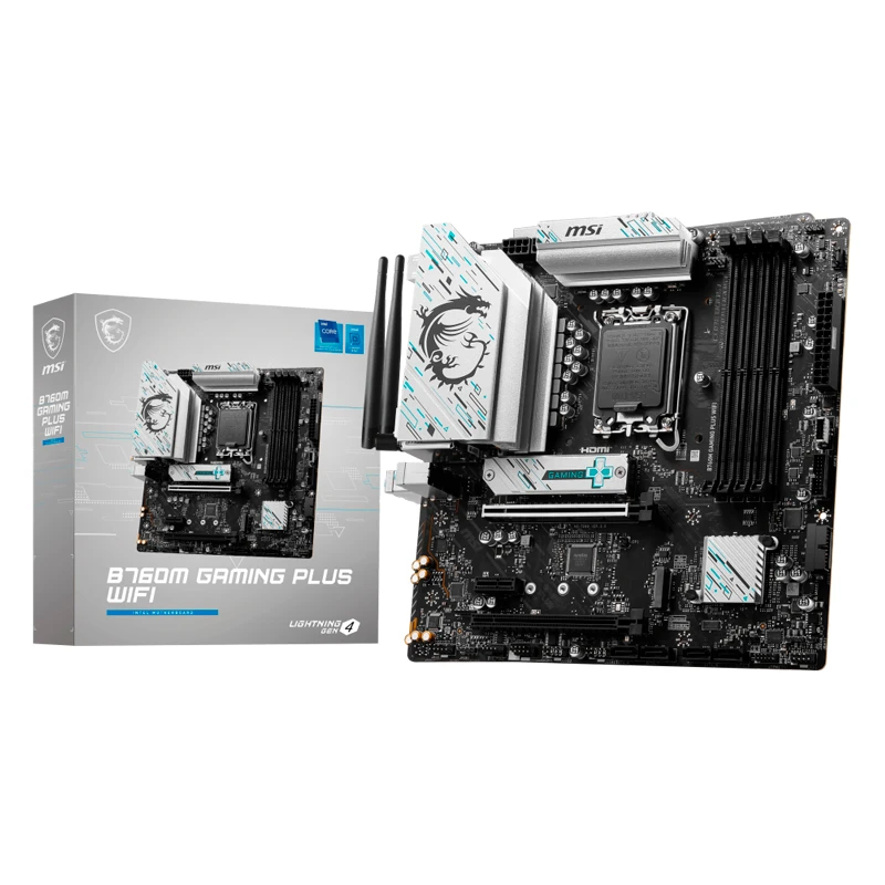 MSI Matična ploča B760M GAMING PLUS WIFI - Intel 14./13./12. gen, DDR5, mATX, WiFi - image 1