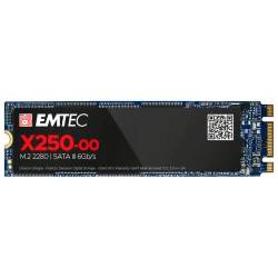 Emtec SSD M.2 Sata X250 - 256GB, Brza instalacija, Pouzdane performanse - thumbnail 1