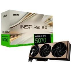 MSI Grafička kartica GeForce RTX 5070 INSPIRE 3X OC, 12GB GDDR7, 192bit, PCI-E Gen5 - thumbnail 1