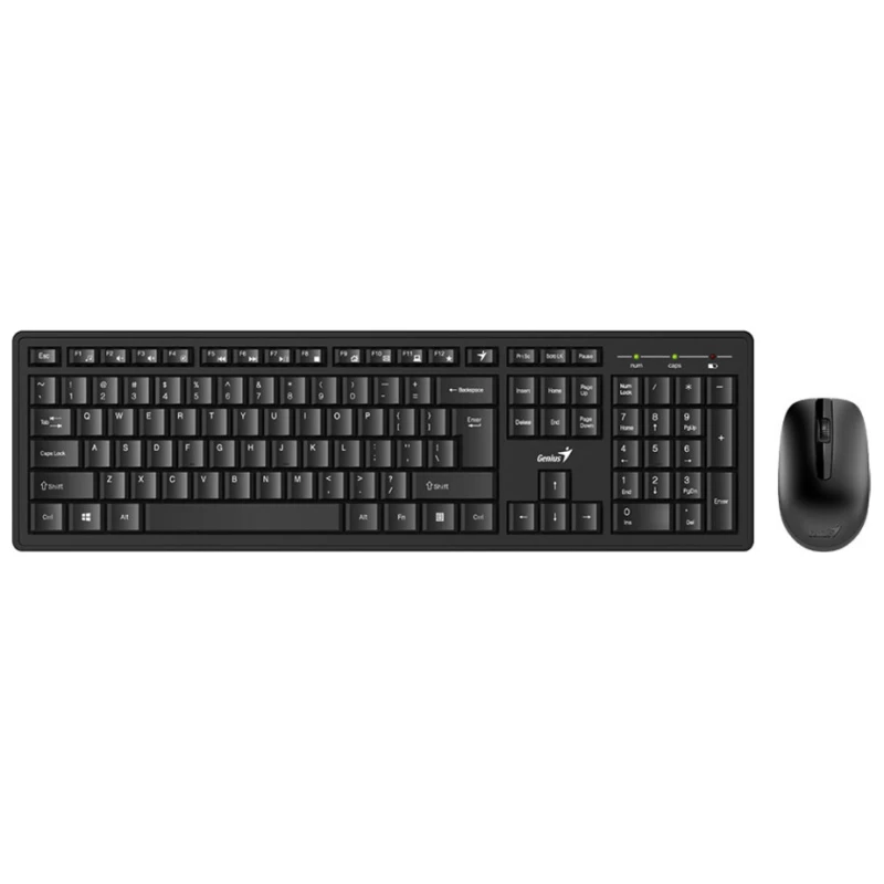 Genius KM-8200 tastatura+miš wireless set, dual-color, crno-siva boja, BH/HR/SRB layout - image 1