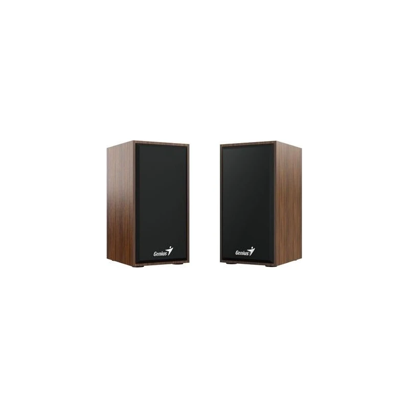 Genius zvučnici SP-HF180 2.0,6W, USB napajanje, 3.5 mm jack, drveni, smeđi - image 1