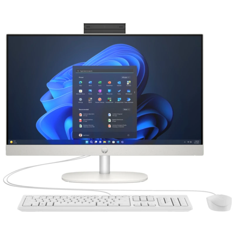 HP ProOne 245 G10 R7 OS23,8" NT,Ryzen 7 7730,16GB,512GB,Win 11 pro,bijeli, 3 godine garancije - image 1