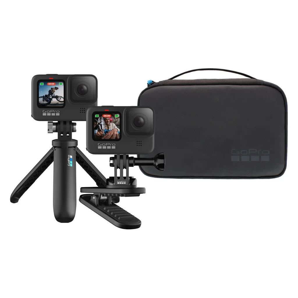GoPro Travel Kit (Shorty+Magnetic Swivel Clip+Camera Case) - image 1