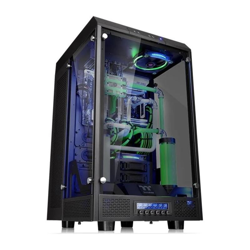 Thermaltake The Tower 900 Full tower, tempered glass 2x 140mm Turbo fan - image 1