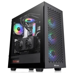 Thermaltake V350 TG ARGB Air Mid tower, tempered glass, 3x 120mm ARGB fan, 1x 120mm Turbo fan - thumbnail 1