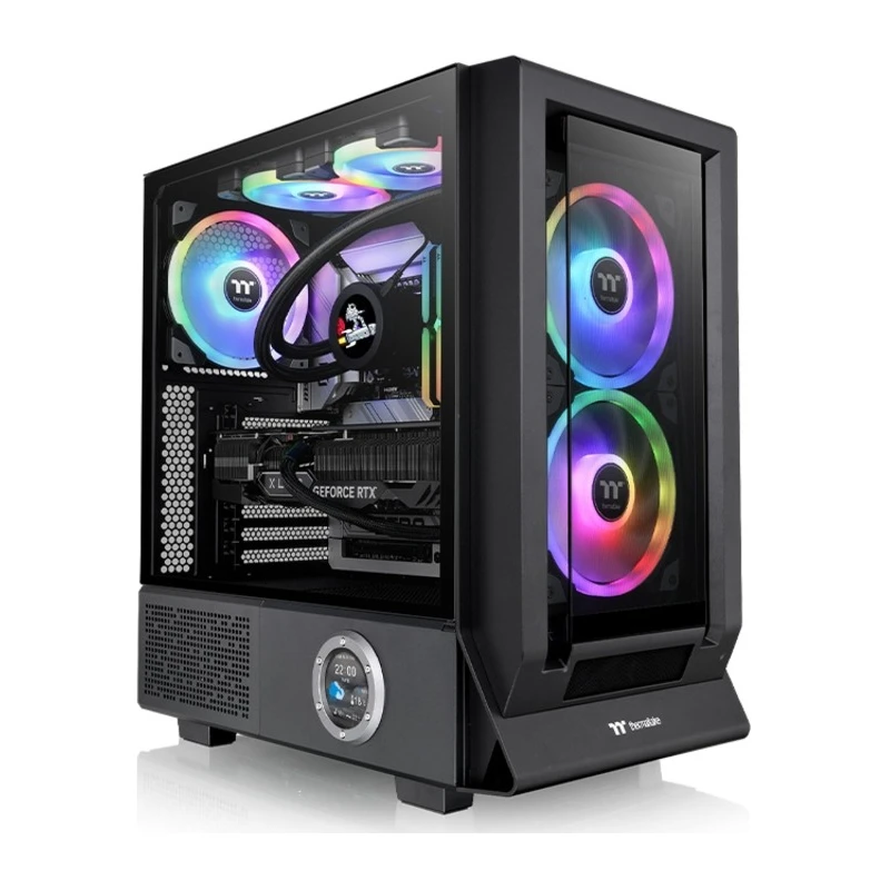Thermaltake Ceres 350 MX Mid Mid Tower Case, ATX, Black, 2x 140mm ARGB fans, 1x 140mm fan - image 1