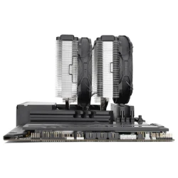 Thermaltake Toughair 710 CPU cooler, dual-tower fan, 2x 140mm fan, AMD i Intel - thumbnail 3
