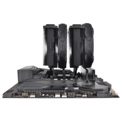 Thermaltake Toughair 710Black CPU Cooler, Dual tower,2x 140mm fans - thumbnail 1