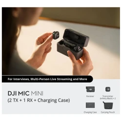 DJI Mic Mini (2 TX + 1 RX+ Charging Case) - thumbnail 2