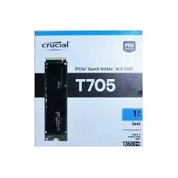 Crucial SSD T705 1TB NVMe M.2PCIe Gen 5 x4;13600/10200 MB/s - thumbnail 2