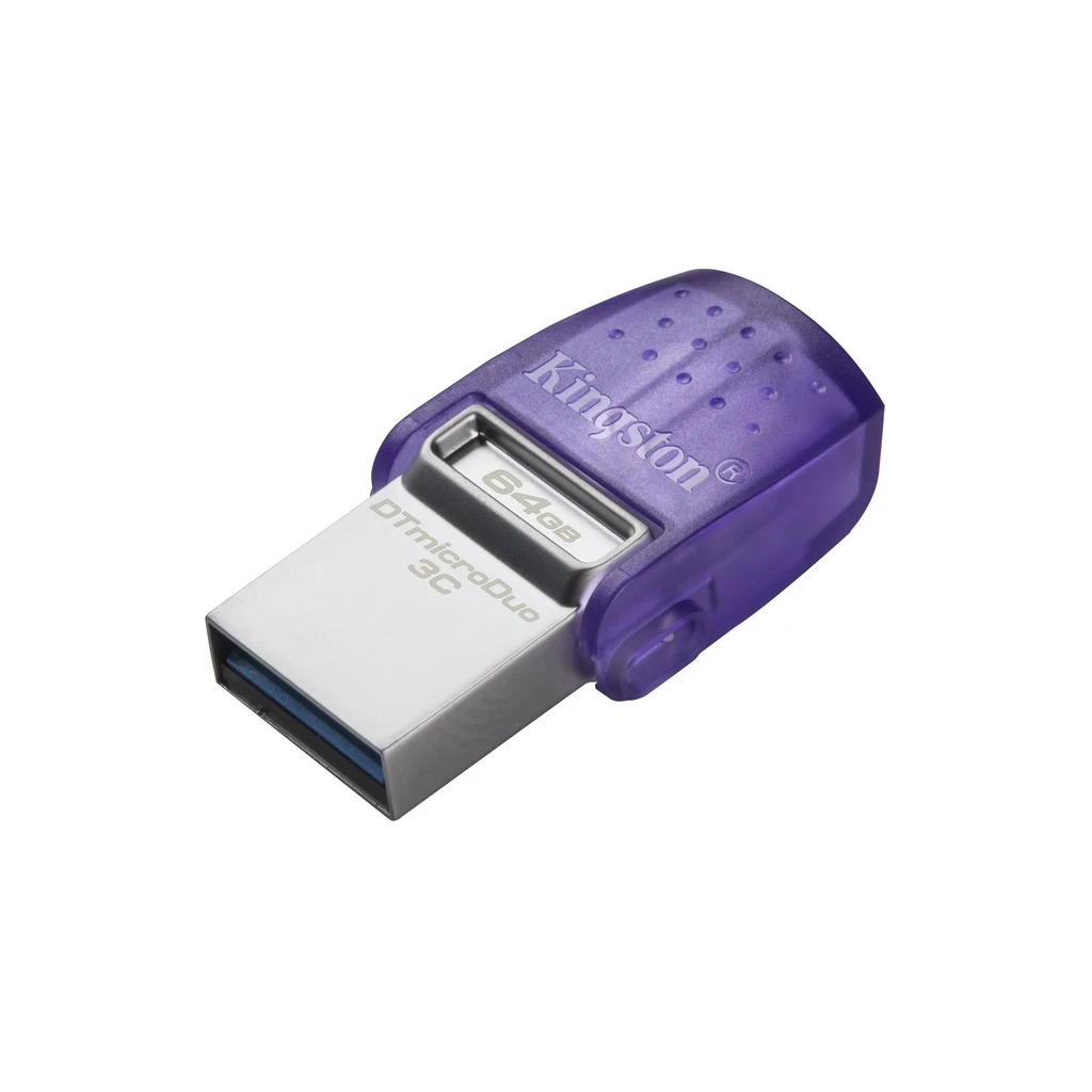 Kingston DT microDuo 3C 64GBUSB Type-A and USB Type-C portUp to 200MB/s read - image 1