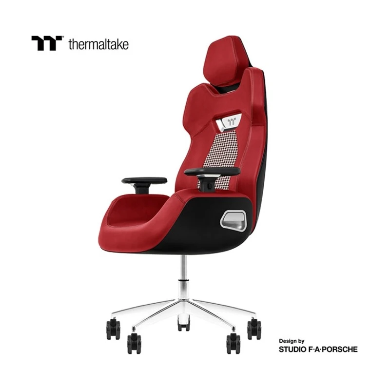 Thermaltake ARGENT E700Real Leather Gaming chairStolica, (black houndstooth fabric) - image 1